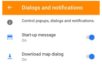 General Settings notifications Android