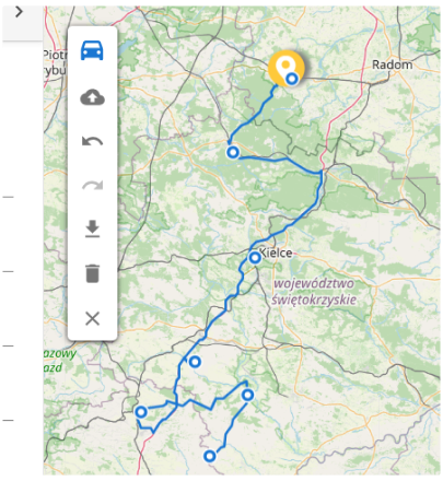 OsmAnd Web Manage Track