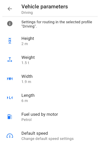 Navigation Settings Android