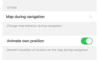 Navigation Settings Android