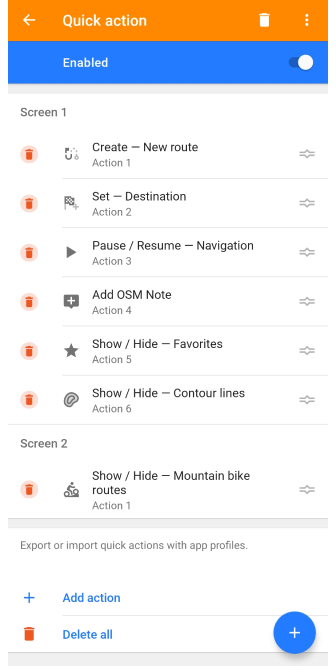 Quick action widget_android_add