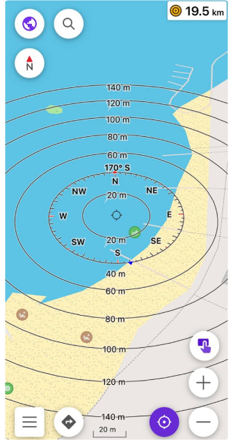 Radius ruler 3D format