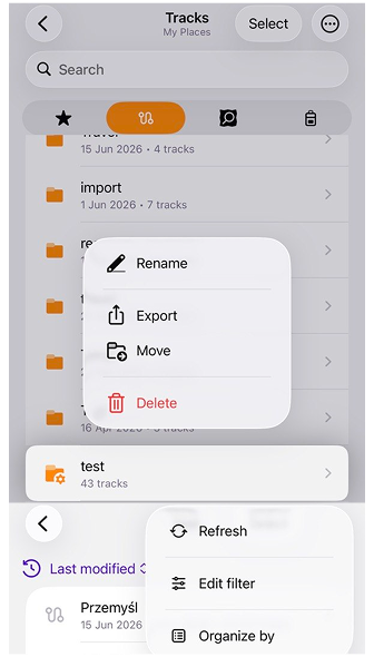 My places Managing Smart Folders iOS
