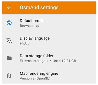 Ogólne ustawienia języka Android