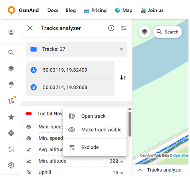 Analizator ścieżek