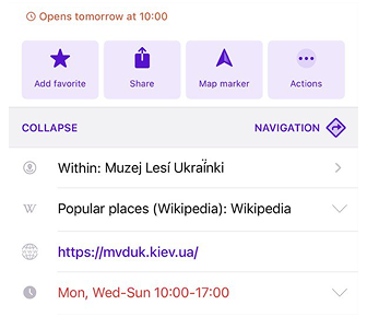 Polygon-Informationen iOS