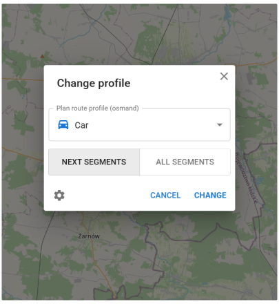 OsmAnd Web Gestionar Pista
