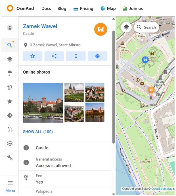 Menú contextual de PDI