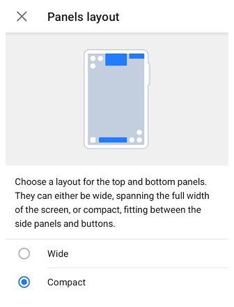 Layout Schermata Mappa