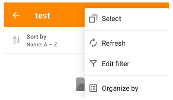 Mijn plaatsen Slimme Mappen Beheren Android