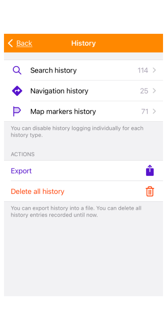 Historia ustawień ogólnych iOS
