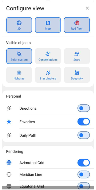 Configurar Visualização