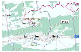 Harita rotaları - kar motosikleti